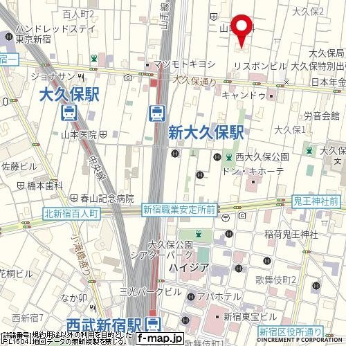 【地図】 | デュオ・スカーラ新大久保