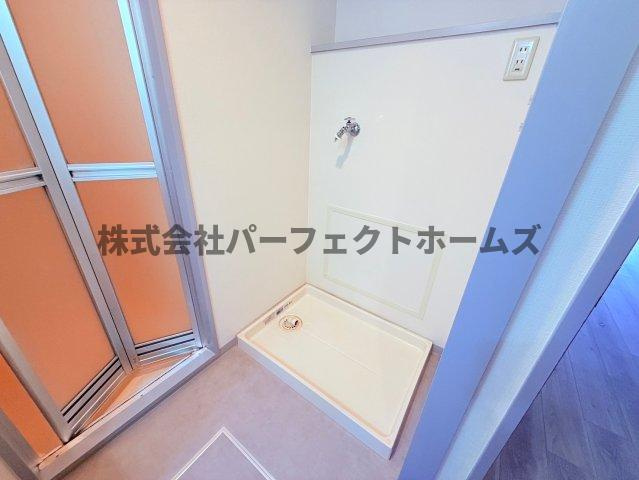 天の川フラットの設備|室内洗濯機置場です