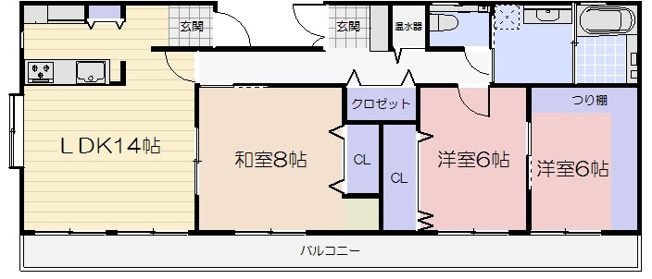 【間取り】 | スリーゼメゾン
