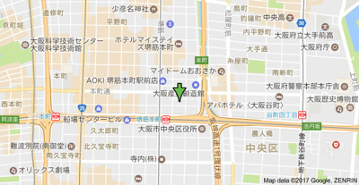 【地図】 | プレサンス堺筋本町駅前