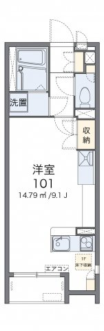 レオネクストCREA南館の間取り