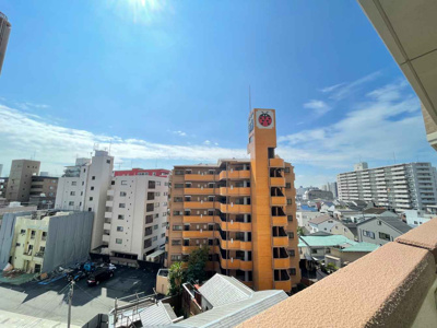 【展望】 | メロディーハイム緑橋3番館 | 6階、南向きで眺望、陽当たり良好♪