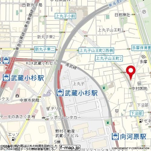 【地図】 | ルーブル武蔵小杉