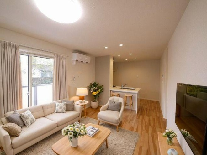 ヴィラフォーレの居間・リビング|CGで家具等を配置したもので家具等は含まれません