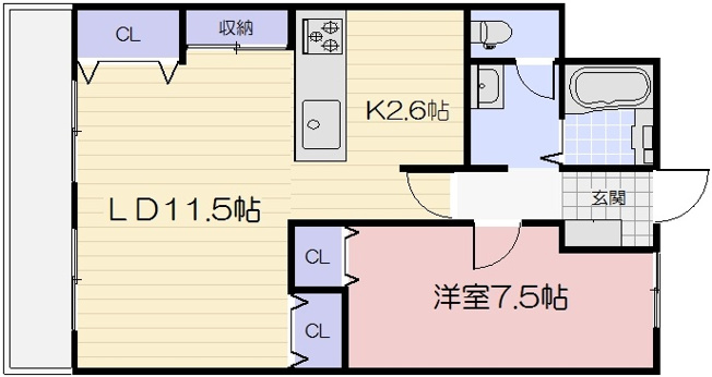 【間取り】 | プロキオンⅠ