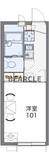 【間取り】 | レオパレスレイクホライズンⅡ