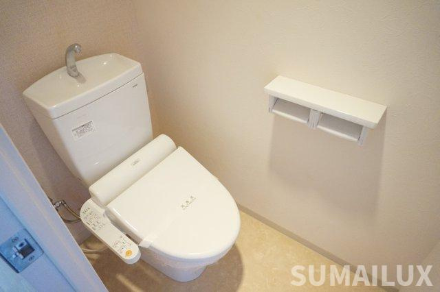 熊本市中央区世安町の賃貸マンションのトイレ