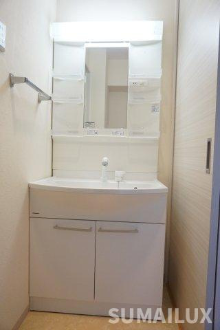 熊本市中央区世安町の賃貸マンションの独立洗面台