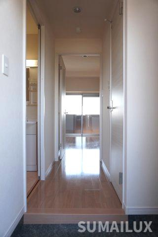 熊本市中央区世安町の賃貸マンションの玄関