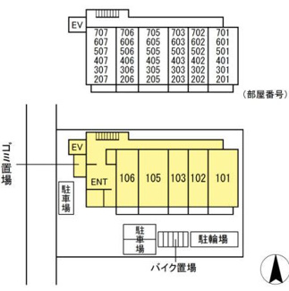 【区画図】 | メゾン・ド・シルキー | 区画図です