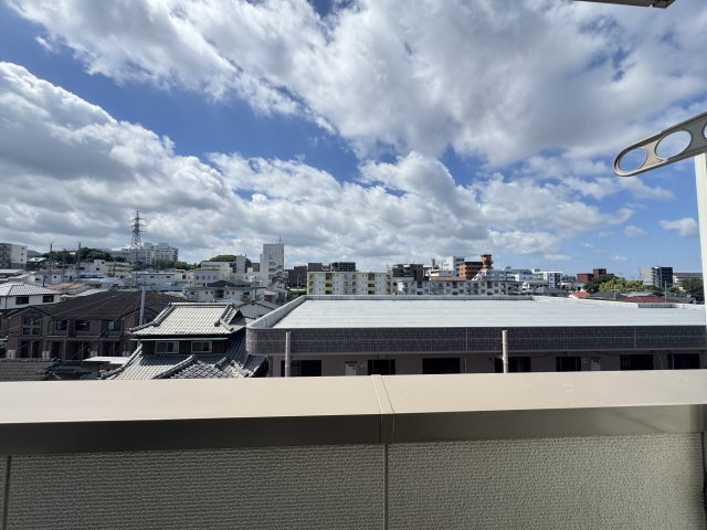 ベレオ合川のバルコニー