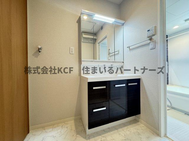 ベレオ合川の洗面所
