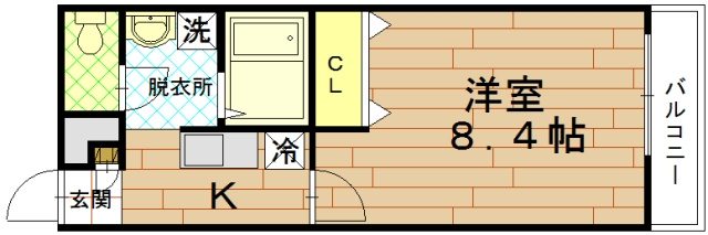 アムールKuraganoの間取り