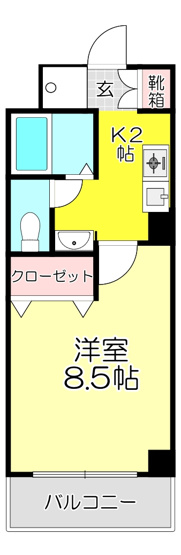 【間取り】 | M’プラザ布施弐番館