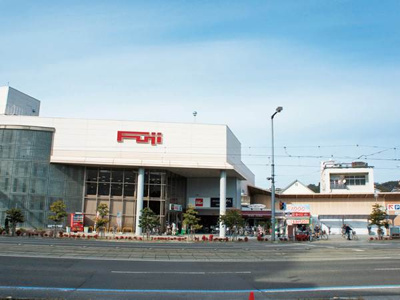【周辺】 | 上市住宅　Ｃ棟 | ゆうちょ銀行松山支店フジ道後店出張所 779m