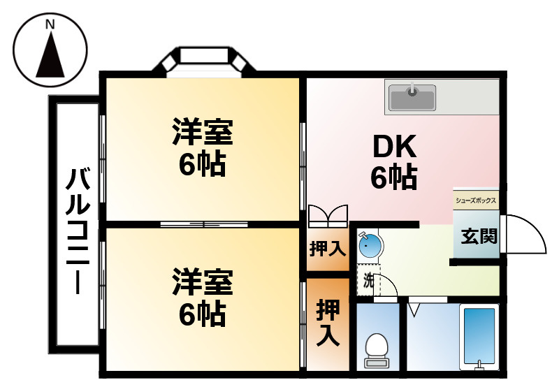 モアクレスト明光の間取り