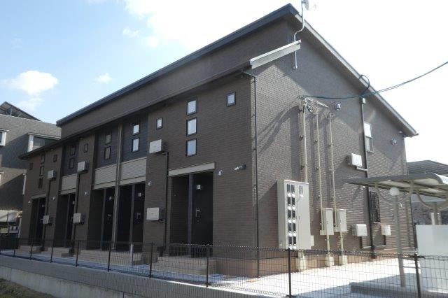 総社市中央４丁目のアパートの外観