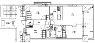 【間取り】 | ジュエルコート熊谷Ⅱ | ３LDK