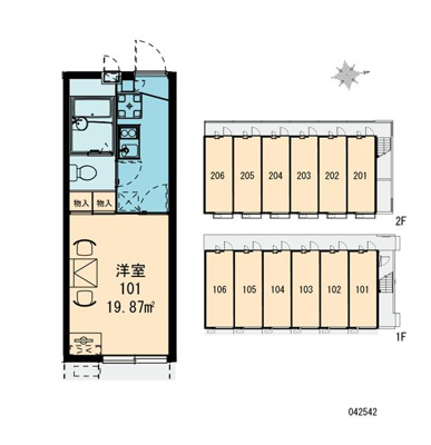 【区画図】 | レオパレスコーワビレッジ | 画像3