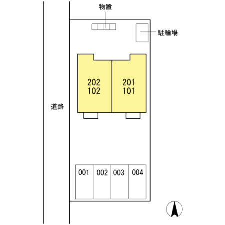 はっぴーあいらんどの区画図