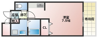 【間取り】 | ヴェルロール西今宿
