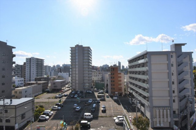 【展望】 | ファッションコーポラス | 7階バルコニーからの眺望は良好です。