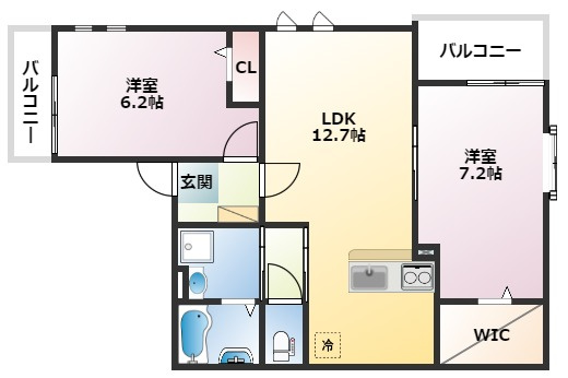 【間取り】 | ストラッセ芦屋