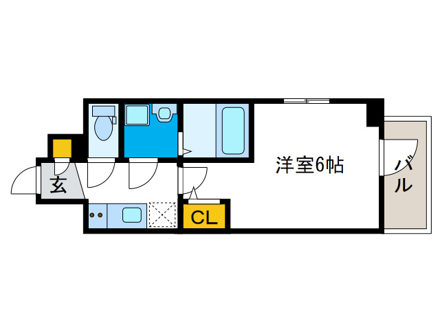 エスリード大阪ドームシティの間取り
