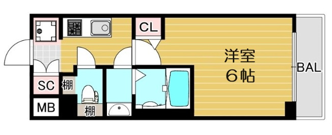 【間取り】 | エステムコート心斎橋central