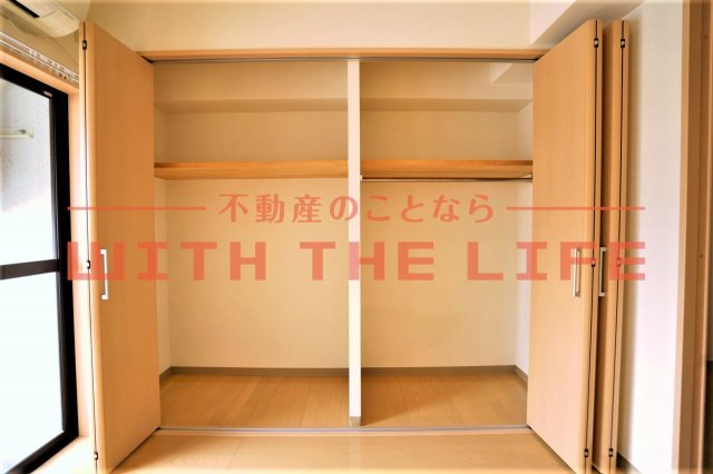 【当社管理物件】悠ハイム花畑の収納|専用の収納スペースです
