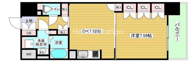 【間取り】 | セイシア大拓26