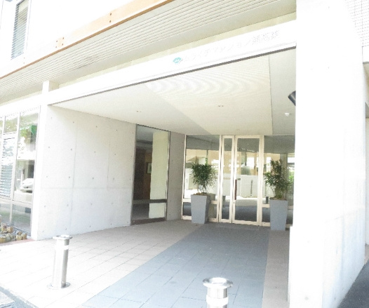 熊本市中央区新大江２丁目の賃貸マンションのエントランス