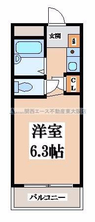 【間取り】 | 有馬パレス野崎