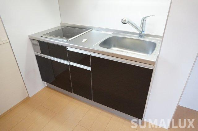 熊本市東区月出２丁目のアパートのキッチン