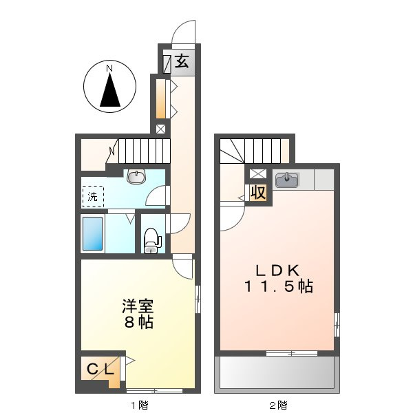 プロムナード倉敷の間取り