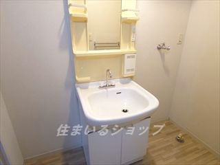 広島市安佐北区深川１丁目のアパートの洗面所