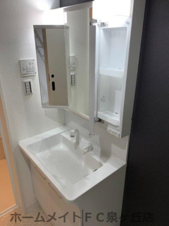 あんしん草部（08-6001）の洗面所