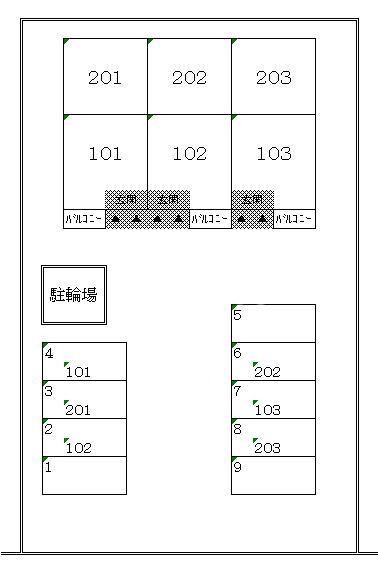 プラシードＫ　Ⅲの駐車場|駐車場