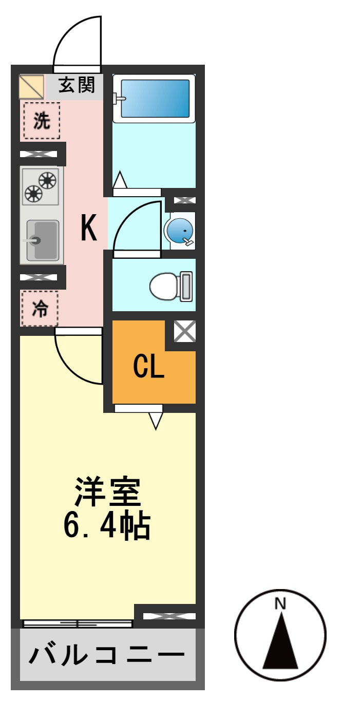 リビングヴィレッジ新柴又の間取り