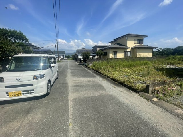 鏡町塩浜土地の前面道路含む現地写真