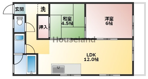 嶋ビルの間取り
