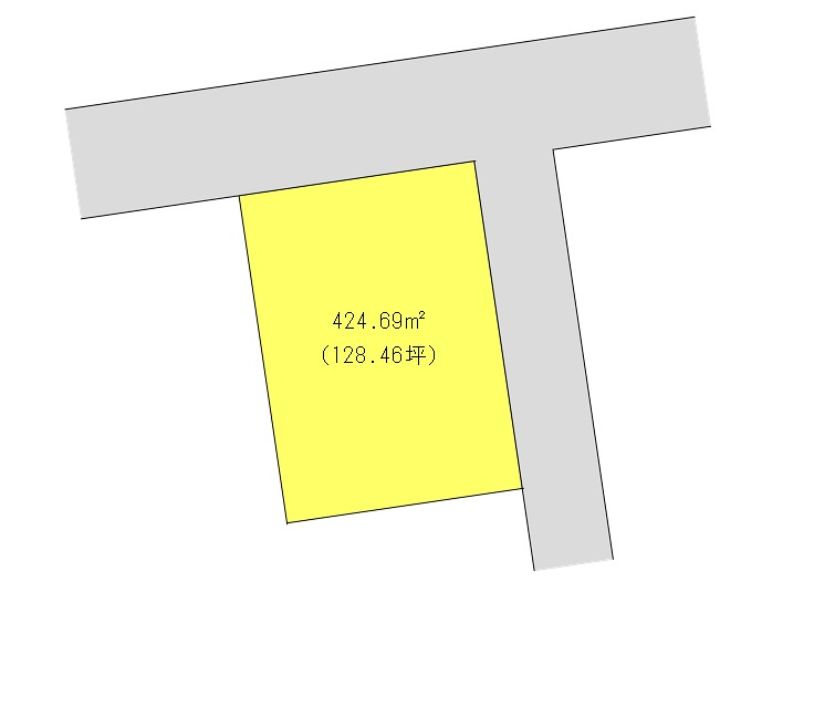 海南市沖野々・土地・56683の区画図