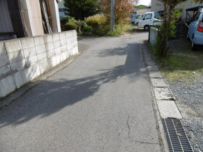 【前面道路含む現地写真】 | 黒石市北美町三丁目土地