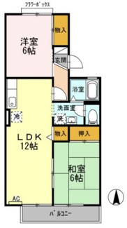 【間取り】 | セジュールU