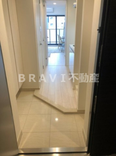 ルネフラッツ谷町四丁目　BRAVI不動産の玄関|【ルネフラッツ谷町四丁目】落ち着いた玄関です