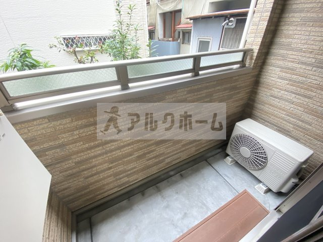 グレイス寺川のバルコニー