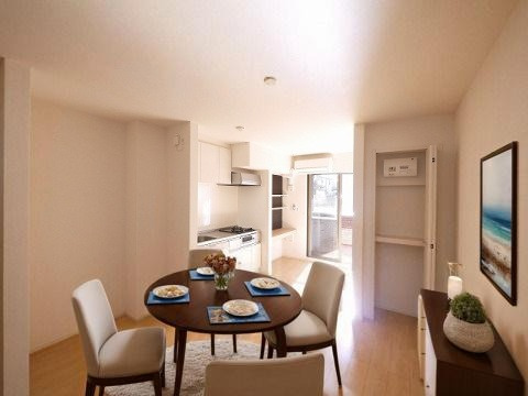 ルナ　ヒルズの居間・リビング|CGで家具等を配置したもので家具等は含まれません