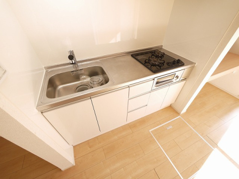 ルナ　ヒルズのキッチン|きれいなキッチンです