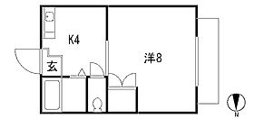 【間取り】 | ハイツ矢賀新町Ⅱ