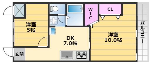 【間取り】 | サンハイティ室谷